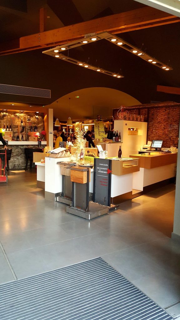 Une vue de la Cave de Mancey à Tournus