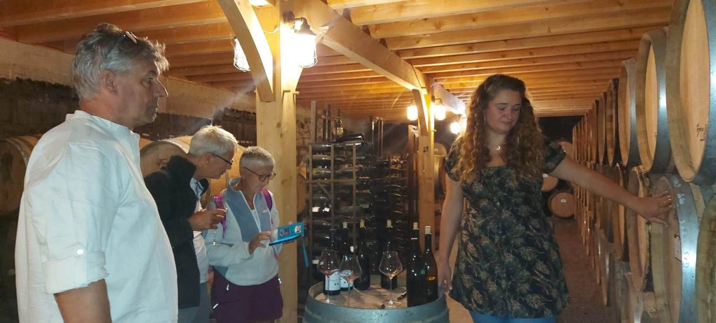 Dégustation au Domaine Lucie & François Xavier Delorme à Plottes