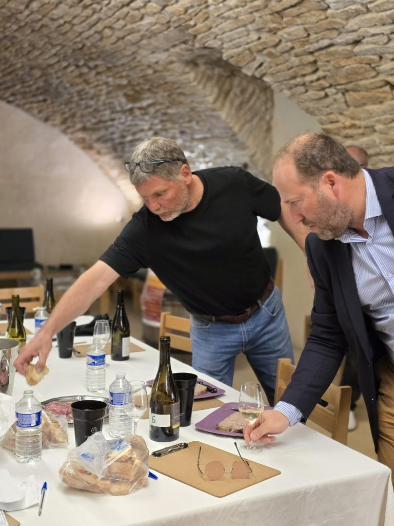 Mâchon après dégustation professionnelle à Chardonnay